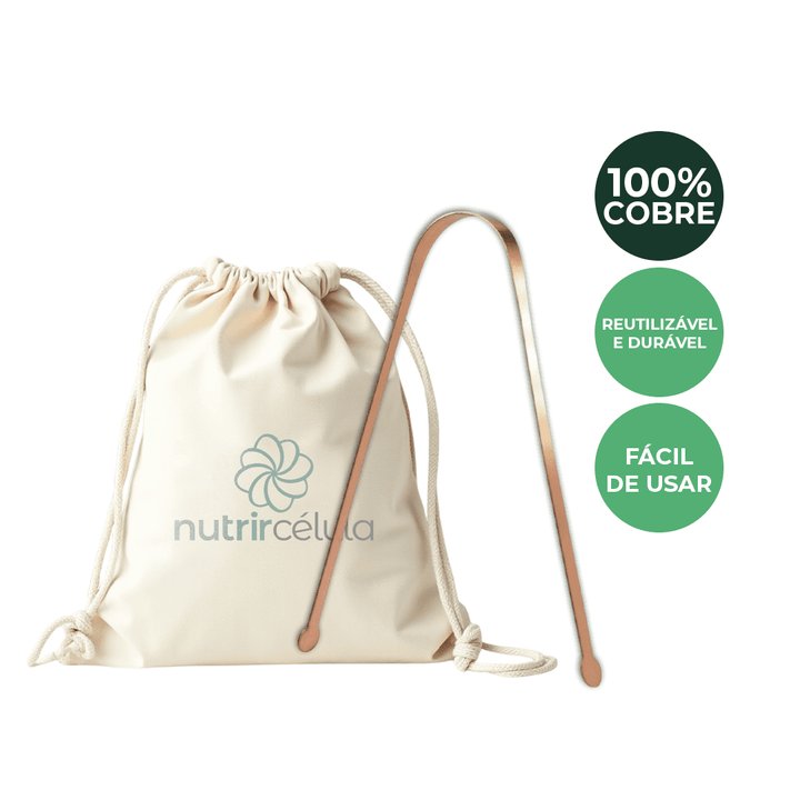 Raspador de Língua 100% Cobre