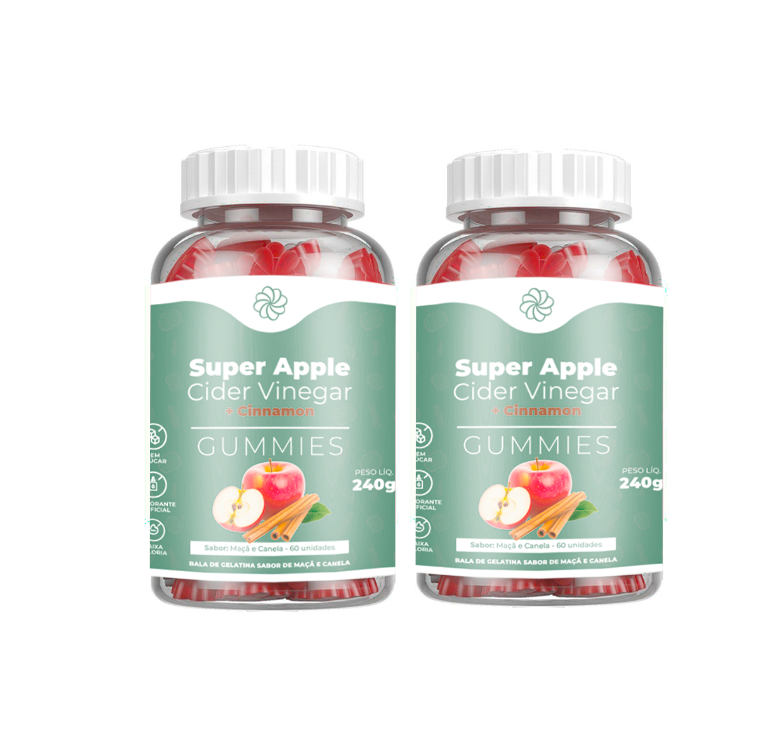 2 Vinagre de Maçã com Canela + Frete Grátis