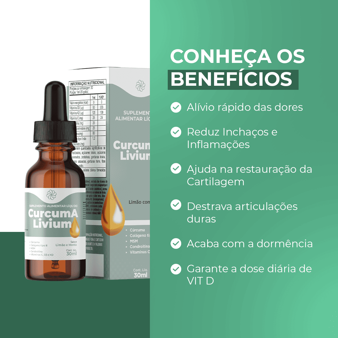 CurcumAlivium: Alivia as Dores e Inflamações