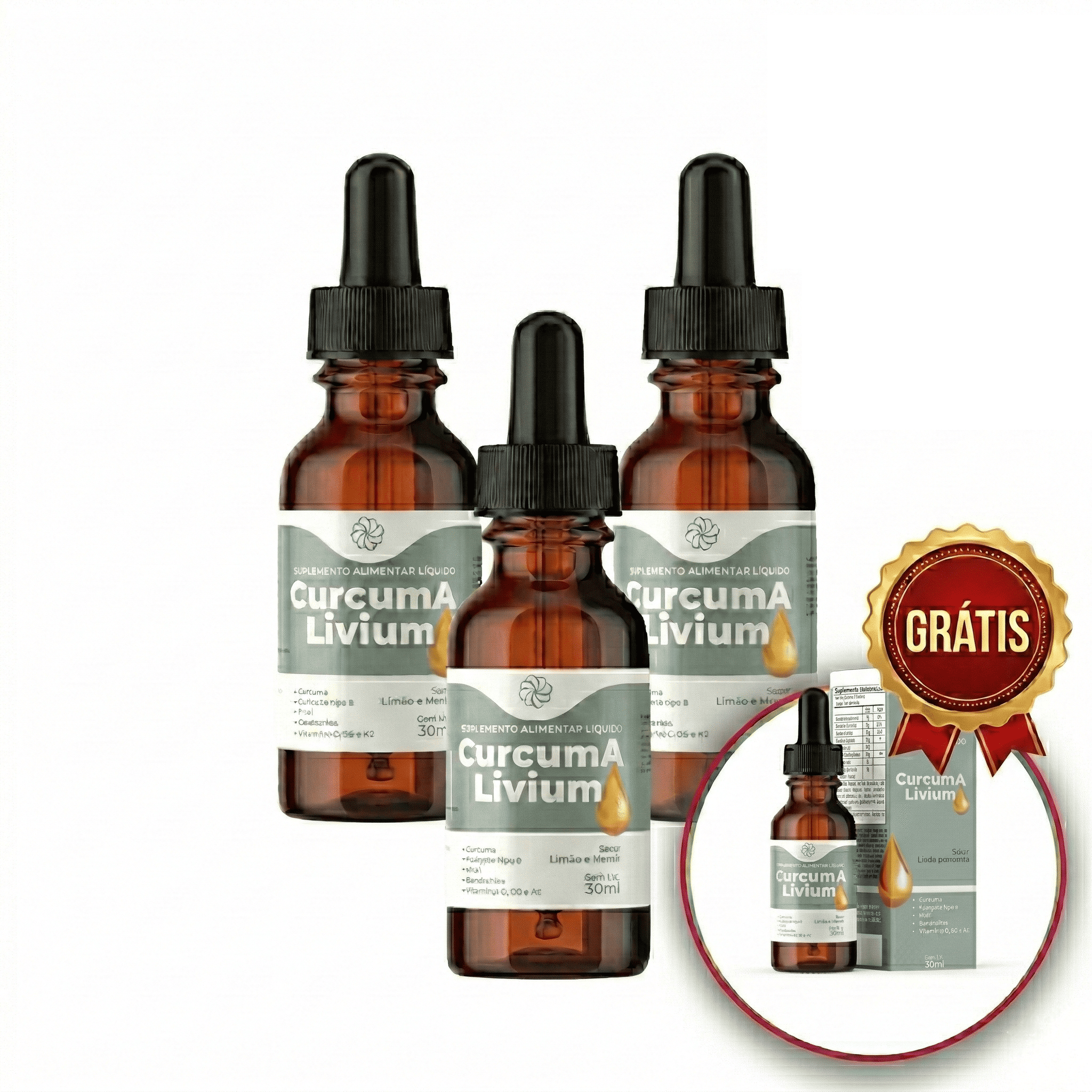 Compre 3 Leve 4 CurcumAlivium: Alivia as Dores e Inflamações