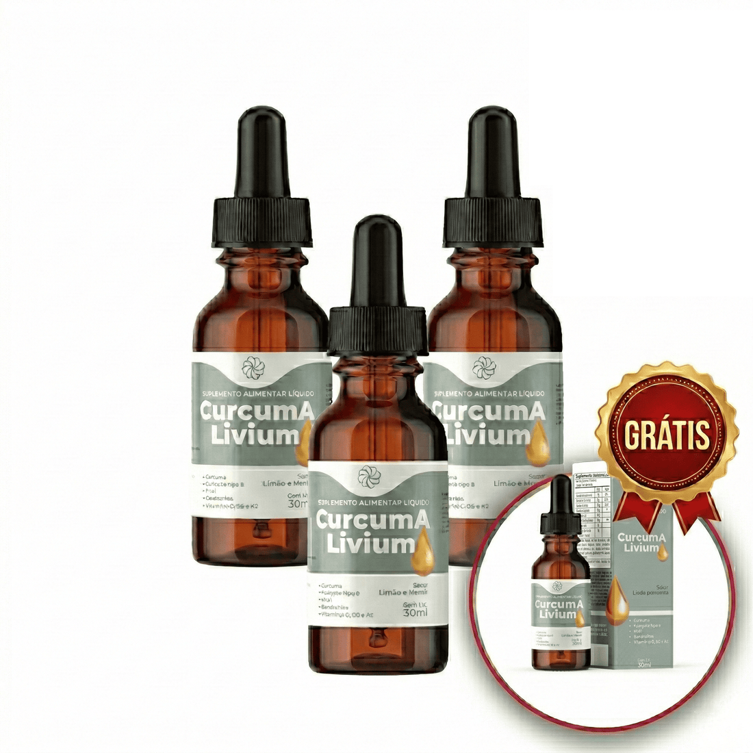 Compre 3 Leve 4 CurcumAlivium: Alivia as Dores e Inflamações
