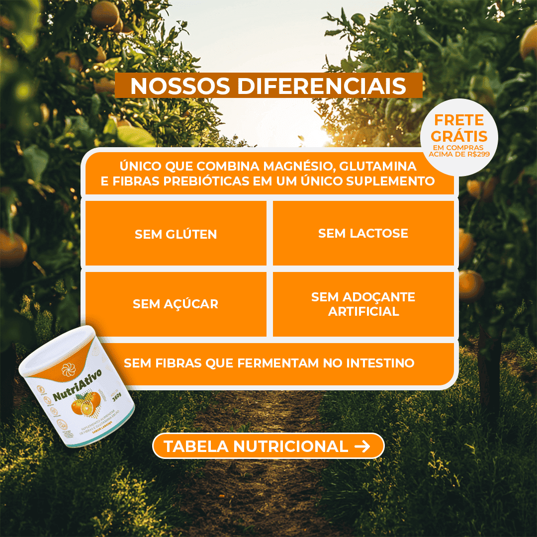 3 NUTRIATIVO: Completo para Regular o Intestino
