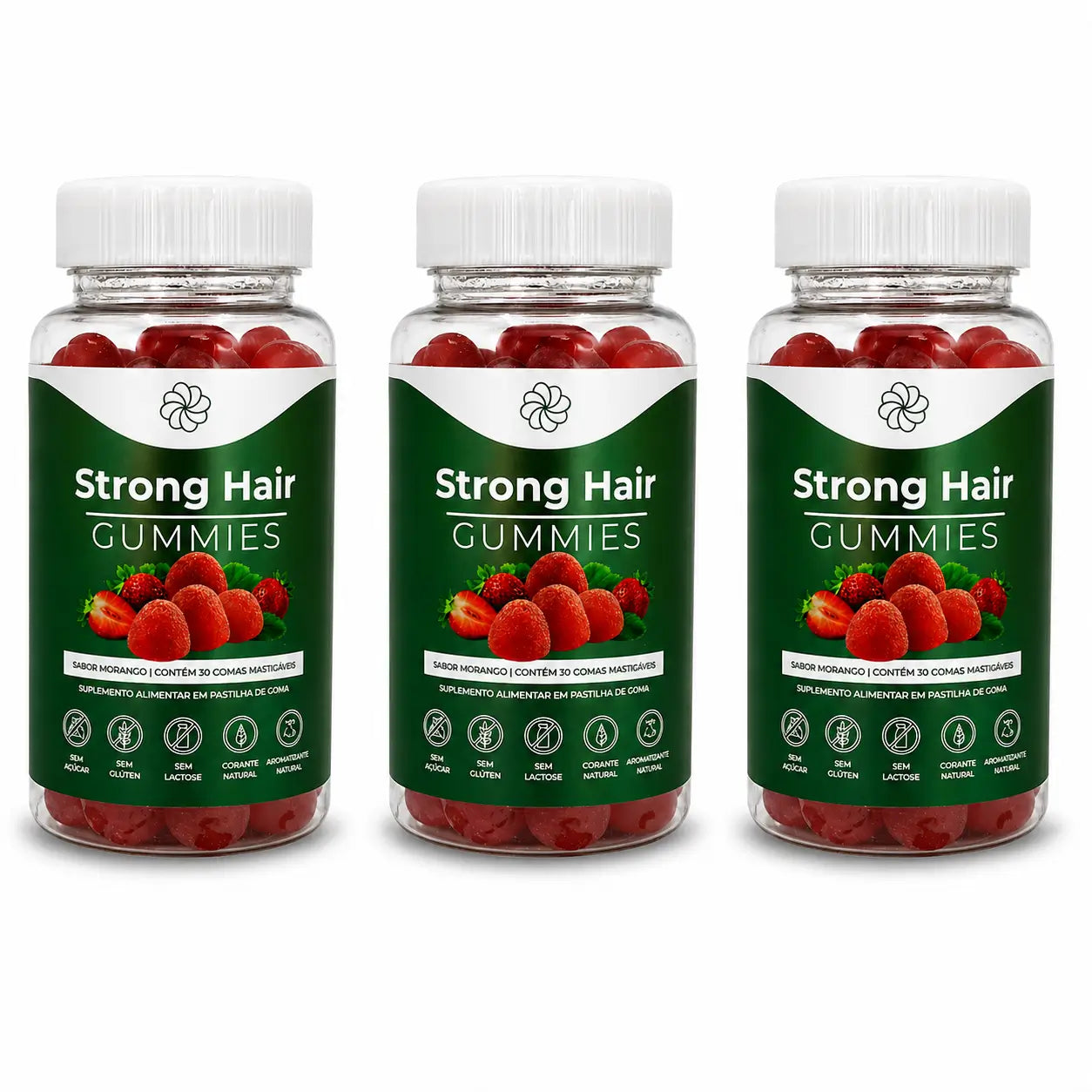 3 Strong Hair: Fortalece e Renova os cabelos da raiz às pontas