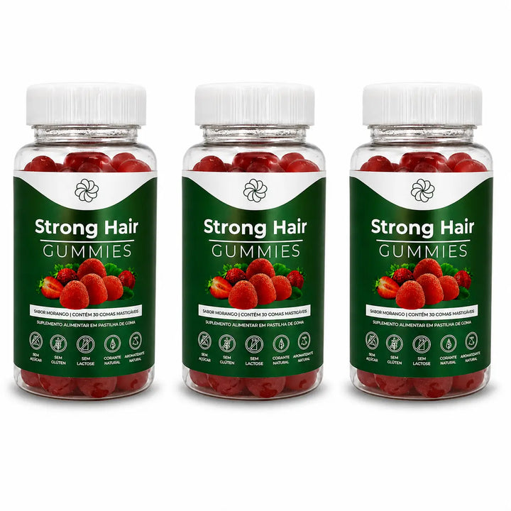 3 Strong Hair: Fortalece e Renova os cabelos da raiz às pontas