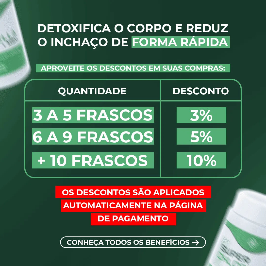 Desincha e Emagrece CHLORELLA com MSM