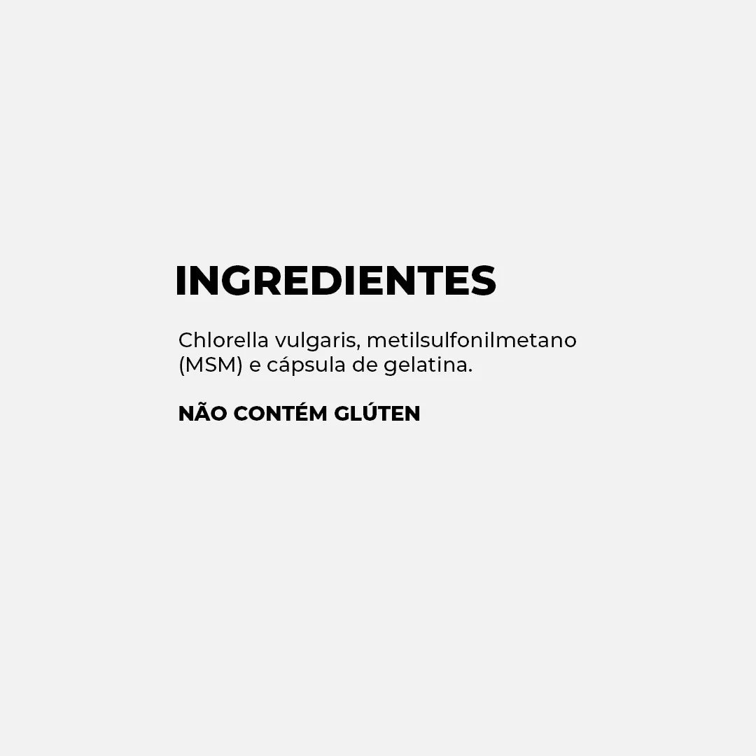 Desincha e Emagrece CHLORELLA com MSM
